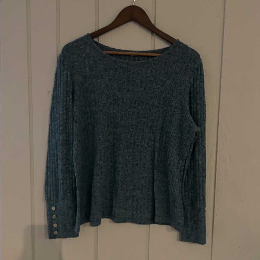 Sweater! So comfy and cute with jeans and boots!